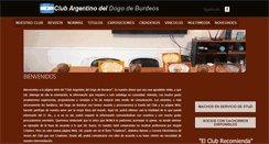 Desktop Screenshot of clubdogodeburdeos.com.ar