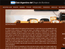 Tablet Screenshot of clubdogodeburdeos.com.ar